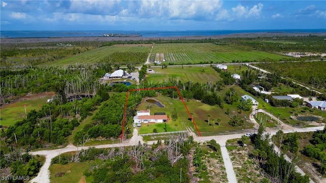 4149 Shellcrest Rd, Saint James City, FL 33956 - view of rural area featuring farmland and property parcel outlined