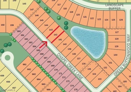 7049 Chapel Creek Ln, North Fort Myers, FL 33917 - map of parcels