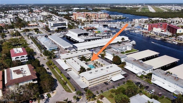 1100 8th Ave S Unit 309C, Naples, FL 34102 - view of urban area with a nearby body of water and a marina