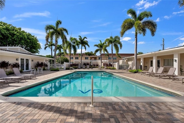 460 Broad Ave S Unit H460, Naples, FL 34102 - community pool featuring french doors and a patio