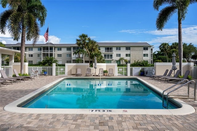 460 Broad Ave S Unit H460, Naples, FL 34102 - community pool with a patio