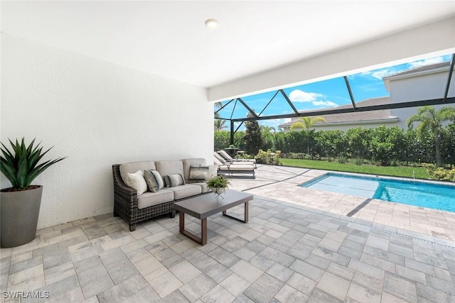 28086 Captiva Shell Loop, Bonita Springs, FL 34135 - swimming pool with a patio, an outdoor hangout area, and a lanai
