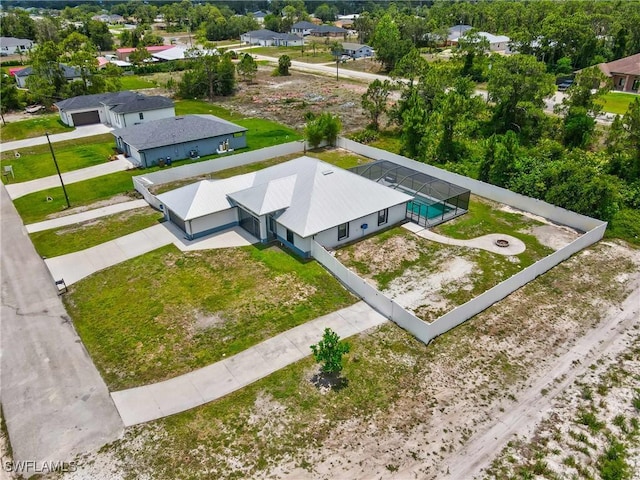3613 39th St SW, Lehigh Acres, FL 33976 - aerial perspective of suburban area