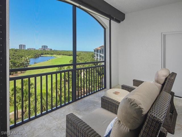 4701 Via Del Corso Ln Unit 401, Bonita Springs, FL 34134 - balcony featuring a water view
