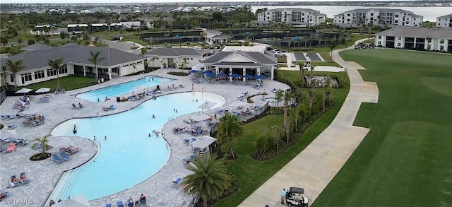 43981 Boardwalk Loop Unit 2225, Punta Gorda, FL 33982 - bird's eye view of a pool