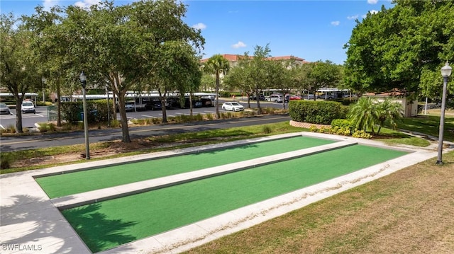 4011 Palm Tree Blvd Unit 208, Cape Coral, FL 33904 - view of home's community featuring a bocce ball area