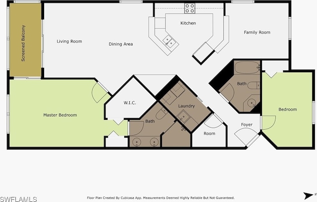4011 Palm Tree Blvd Unit 208, Cape Coral, FL 33904 - room layout