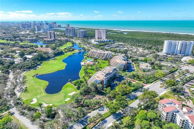 6500 Valen Way Unit A402, Naples, FL 34108 - view of urban area featuring a large body of water, apartment complex, and a golf course