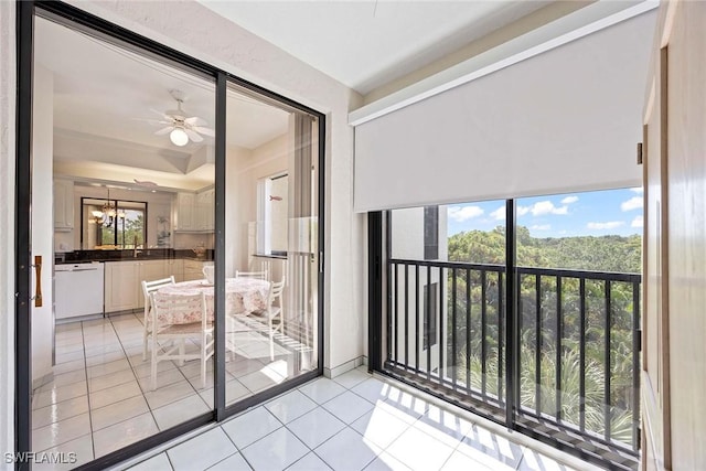 6500 Valen Way Unit A402, Naples, FL 34108 - unfurnished sunroom with a sink