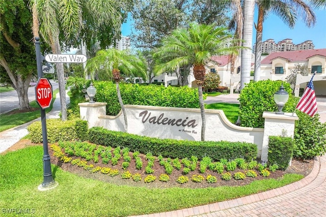 6500 Valen Way Unit A402, Naples, FL 34108 - view of community sign