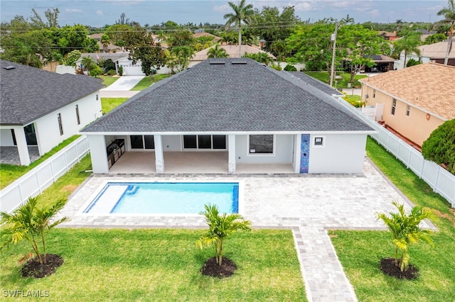 149 SE 21st St, Cape Coral, FL 33990 - view of pool with a patio area and a residential view