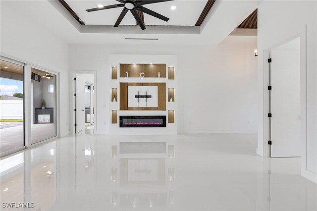 149 SE 21st St, Cape Coral, FL 33990 - hall featuring a tray ceiling