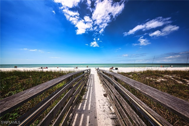 2347 Coach House Ln, Naples, FL 34105 - water view with local beach