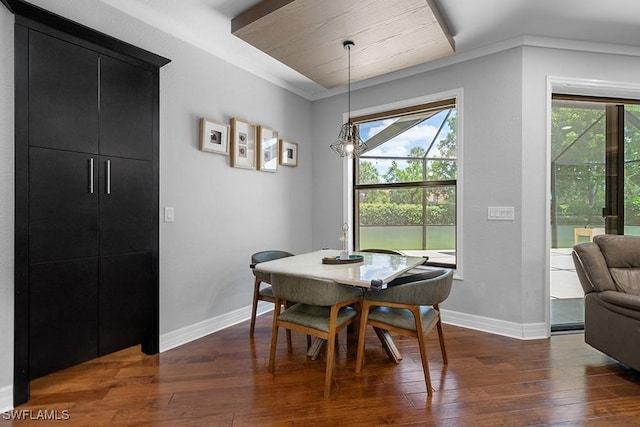 11651 Oakwood Preserve Pl, Fort Myers, FL 33913 - dining room featuring wood-type flooring and baseboards