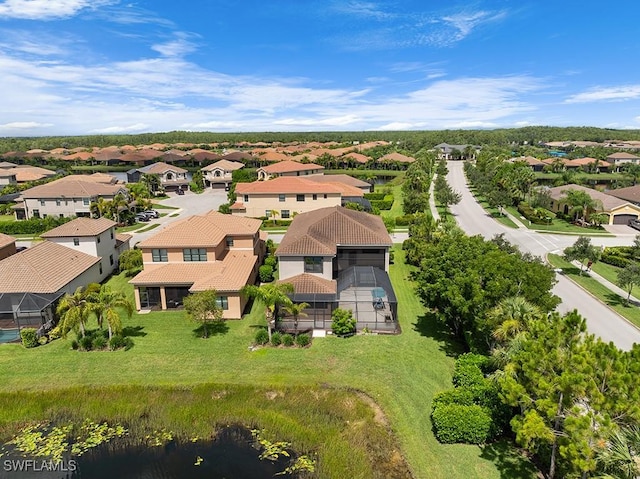11651 Oakwood Preserve Pl, Fort Myers, FL 33913 - aerial perspective of suburban area with a large body of water