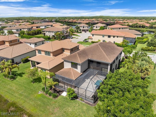 11651 Oakwood Preserve Pl, Fort Myers, FL 33913 - aerial perspective of suburban area with a nearby body of water