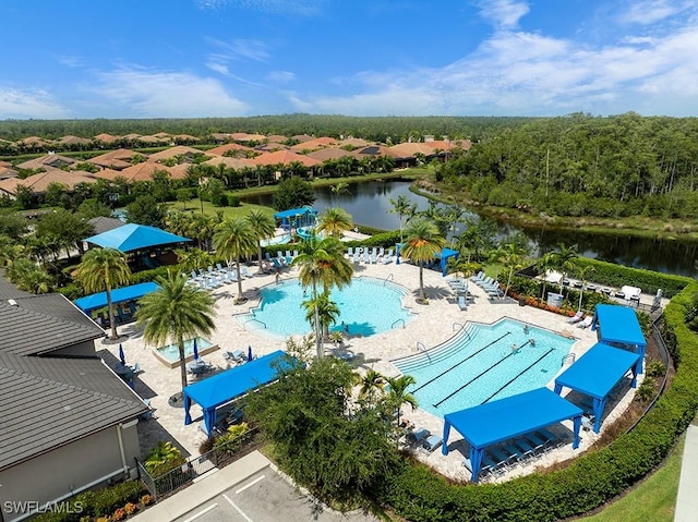 11651 Oakwood Preserve Pl, Fort Myers, FL 33913 - drone / aerial view of a nearby body of water and a pool