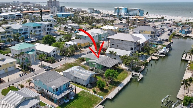 171 Primo Dr, Fort Myers Beach, FL 33931 - view of urban area with a large body of water