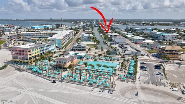 171 Primo Dr, Fort Myers Beach, FL 33931 - drone / aerial view of a large body of water
