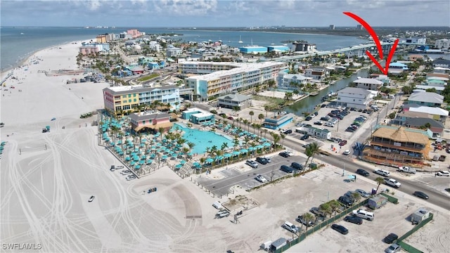 171 Primo Dr, Fort Myers Beach, FL 33931 - bird's eye view of a nearby body of water