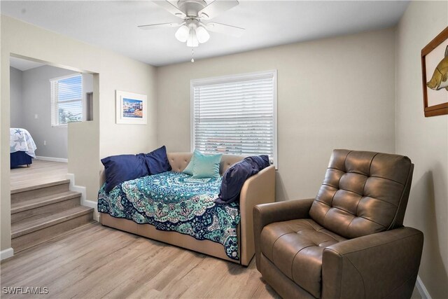 171 Primo Dr, Fort Myers Beach, FL 33931 - bedroom featuring wood finished floors, multiple windows, and baseboards