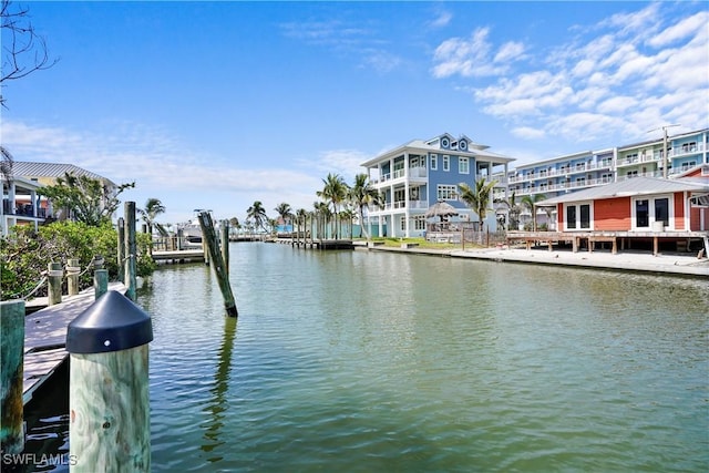 171 Primo Dr, Fort Myers Beach, FL 33931 - water view with a boat dock