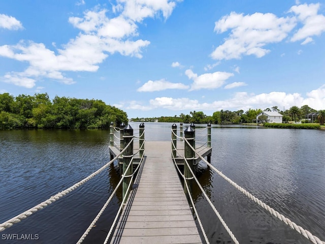 16970 Laurelin Ct, North Fort Myers, FL 33917 - dock featuring a water view