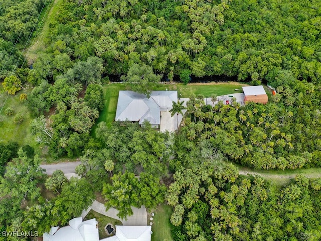 16970 Laurelin Ct, North Fort Myers, FL 33917 - aerial view of a heavily wooded area