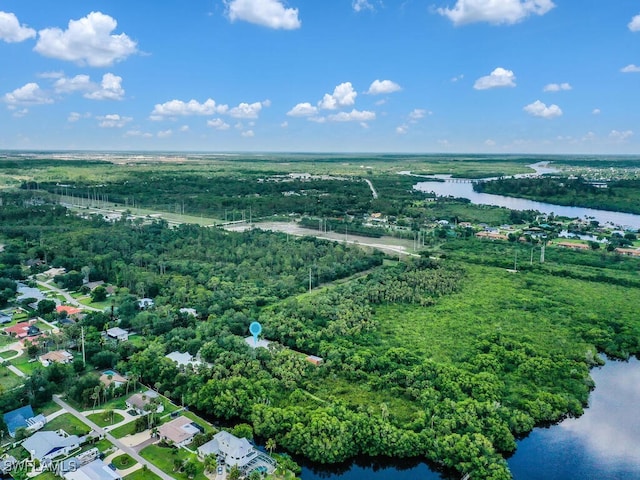 16970 Laurelin Ct, North Fort Myers, FL 33917 - view of property location with a nearby body of water and a heavily wooded area