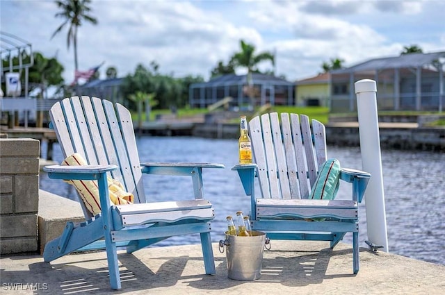 1432 Wellington Ct, Cape Coral, FL 33904 - dock with a water view