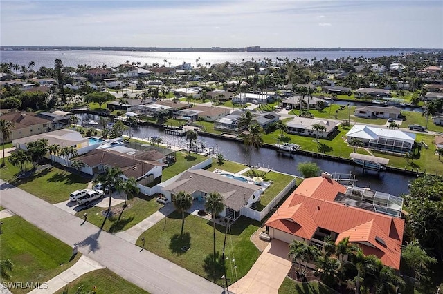 1432 Wellington Ct, Cape Coral, FL 33904 - aerial view of residential area with a nearby body of water