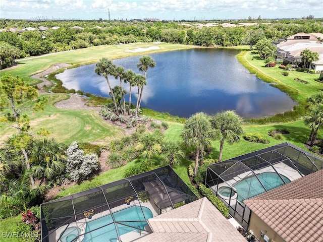 3181 Bramble Cove Ct, Fort Myers, FL 33905 - bird's eye view of a large body of water