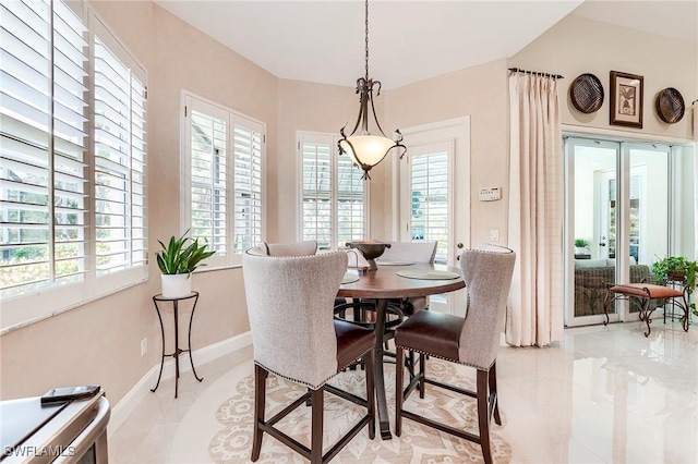 3181 Bramble Cove Ct, Fort Myers, FL 33905 - dining room with light tile patterned floors