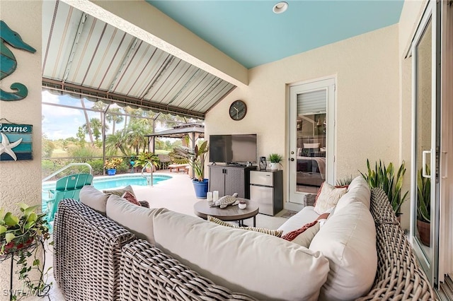 3181 Bramble Cove Ct, Fort Myers, FL 33905 - view of sunroom / solarium