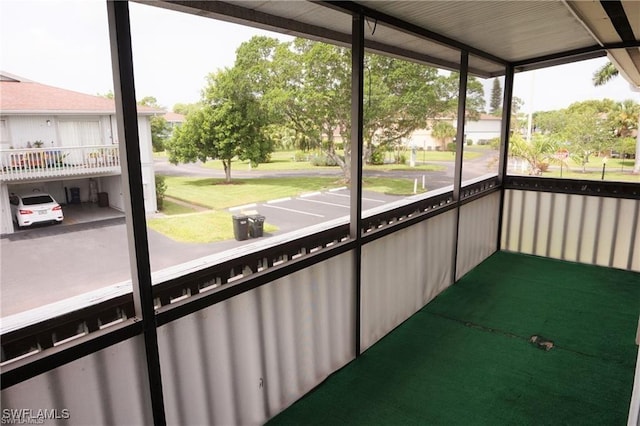 3303 Royal Canadian Trce Unit 4, Fort Myers, FL 33907 - view of unfurnished sunroom