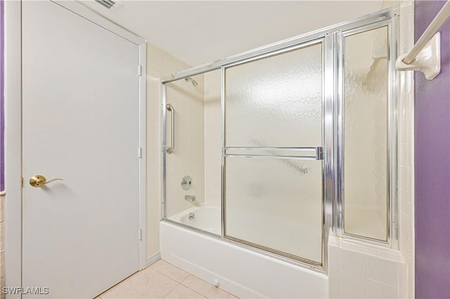 17458 Blueberry Hill Dr Unit F, Fort Myers, FL 33908 - full bathroom with tile patterned floors and enclosed tub / shower combo
