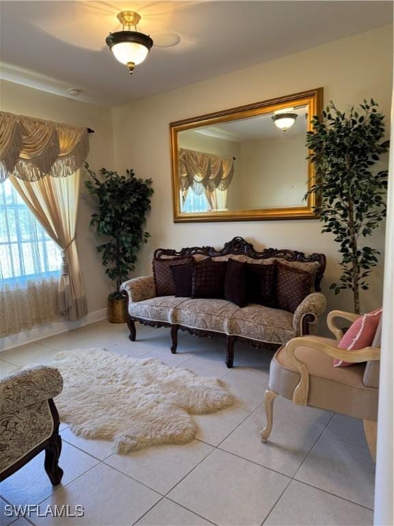 1108 Lee Ave, Lehigh Acres, FL 33972 - view of tiled living room
