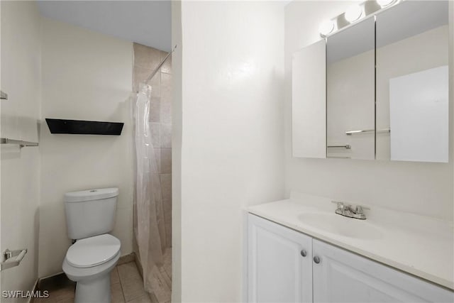 4969 Vincennes St, Cape Coral, FL 33904 - full bath with toilet, vanity, and a tile shower
