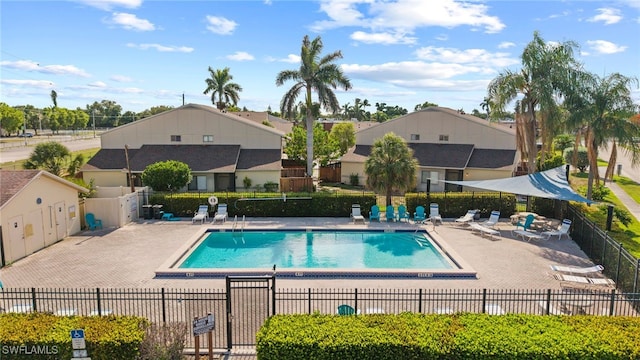 5210 Cedarbend Dr Unit 4, Fort Myers, FL 33919 - community pool featuring a patio
