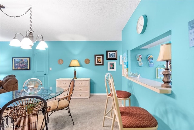 7013 New Post Dr Unit 7, North Fort Myers, FL 33917 - carpeted dining area featuring a textured ceiling