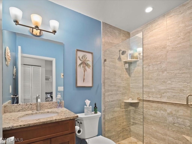 130 N Collier Blvd Unit G6, Marco Island, FL 34145 - bathroom with a walk in shower and vanity