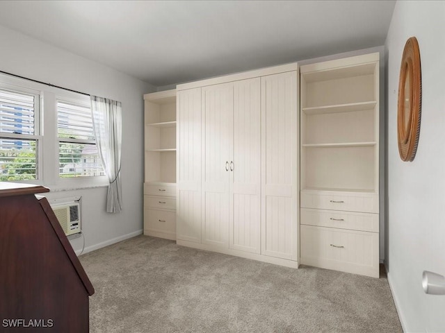 130 N Collier Blvd Unit G6, Marco Island, FL 34145 - unfurnished bedroom with carpet floors and an AC wall unit
