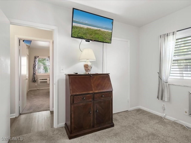 130 N Collier Blvd Unit G6, Marco Island, FL 34145 - bedroom with carpet floors and a wall unit AC