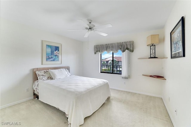 7340 Coventry Ct Unit 827, Naples, FL 34104 - bedroom featuring carpet flooring and ceiling fan