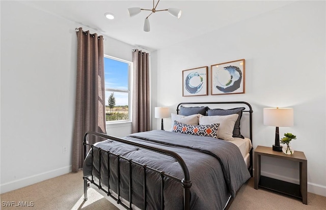 7393 Blue Salvia Dr, North Fort Myers, FL 33917 - bedroom with light carpet and baseboards