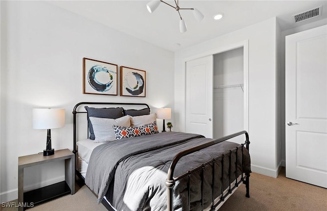 7393 Blue Salvia Dr, North Fort Myers, FL 33917 - carpeted bedroom with a closet and baseboards