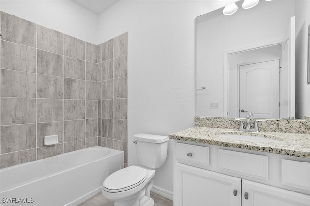 11226 Shady Blossom Dr, Fort Myers, FL 33913 - full bath featuring toilet, vanity, and shower / bath combination