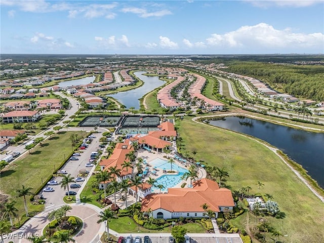 11226 Shady Blossom Dr, Fort Myers, FL 33913 - aerial view of property's location with a nearby body of water