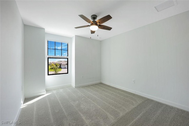 20669 Greenwich Pl, Estero, FL 33928 - carpeted empty room featuring ceiling fan and baseboards