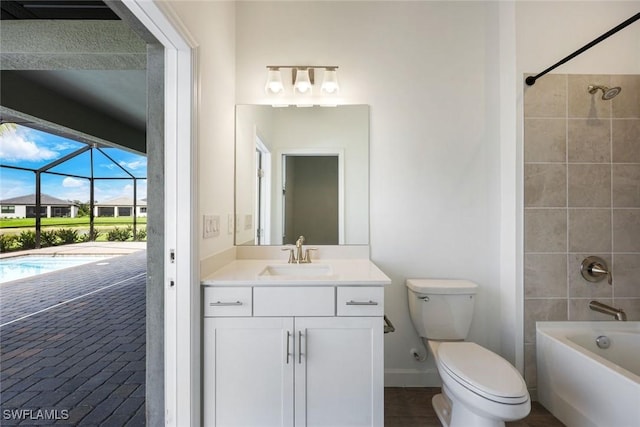 20669 Greenwich Pl, Estero, FL 33928 - full bath featuring vanity and shower / tub combination